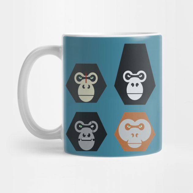 Planet of the Primates (Faded) by chriswig